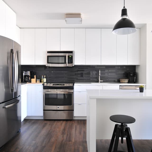 A kitchen ready to unpack